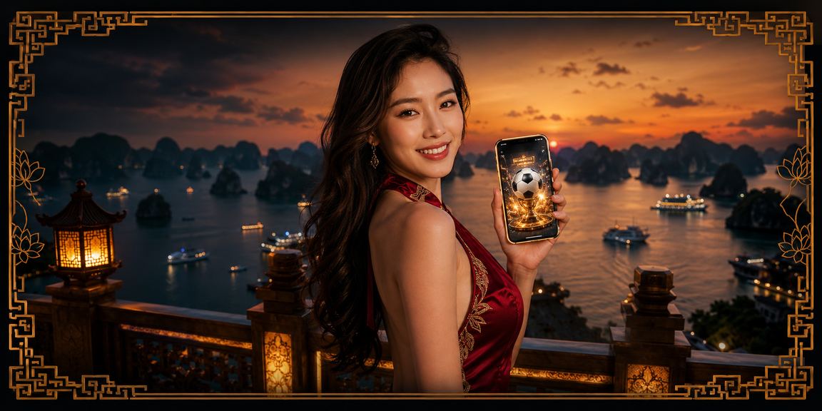 Người dùng xem lịch thi đấu bóng đá và đặt kèo trực tiếp tại vùng biển Hạ Long